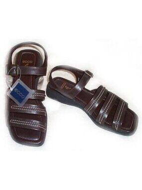 ECCO Twist 3-Strap Sandals - Sz 6.5-7 - NEW